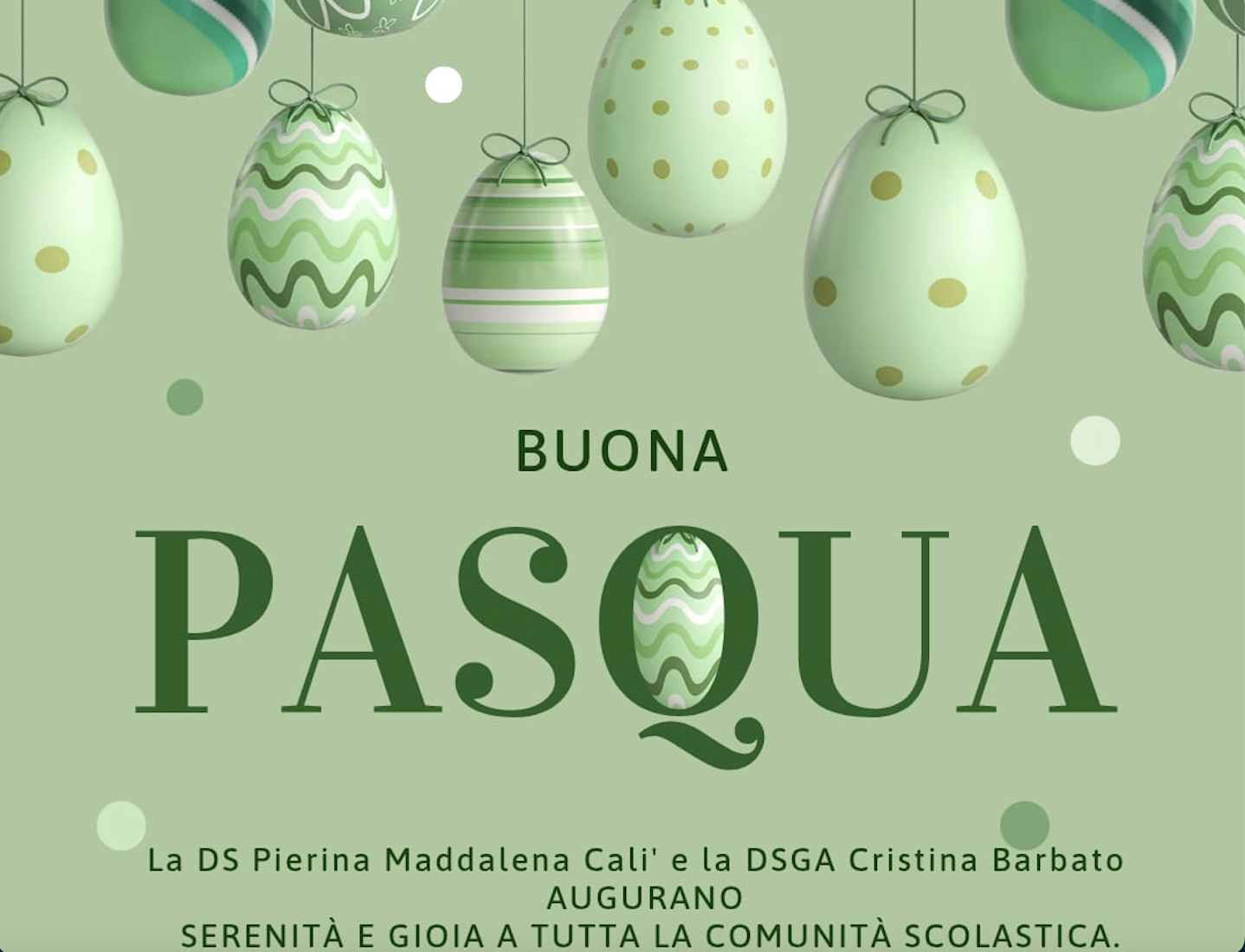 Pasqua di Speranza e di Pace